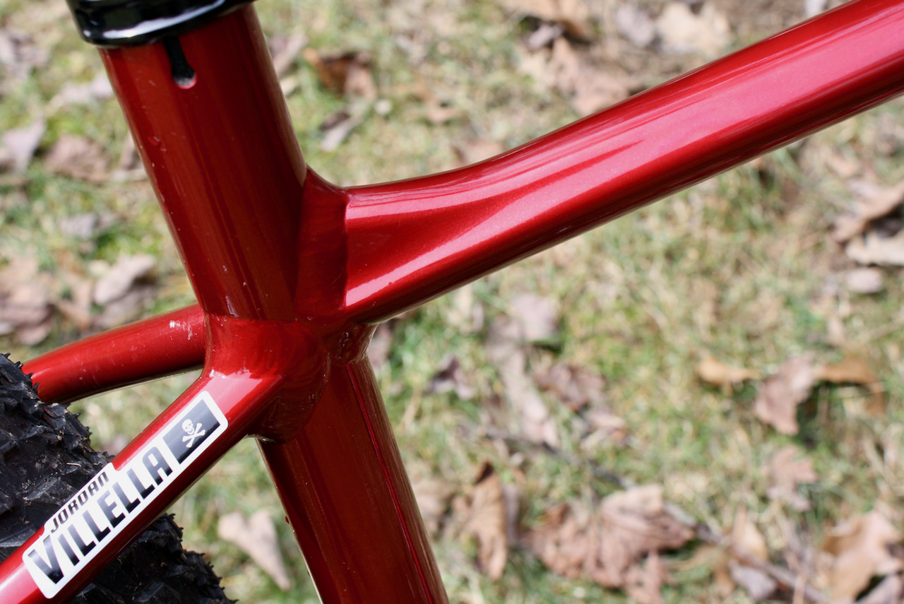 Specialized Chisel XC Bike Review Seat tube welds 
