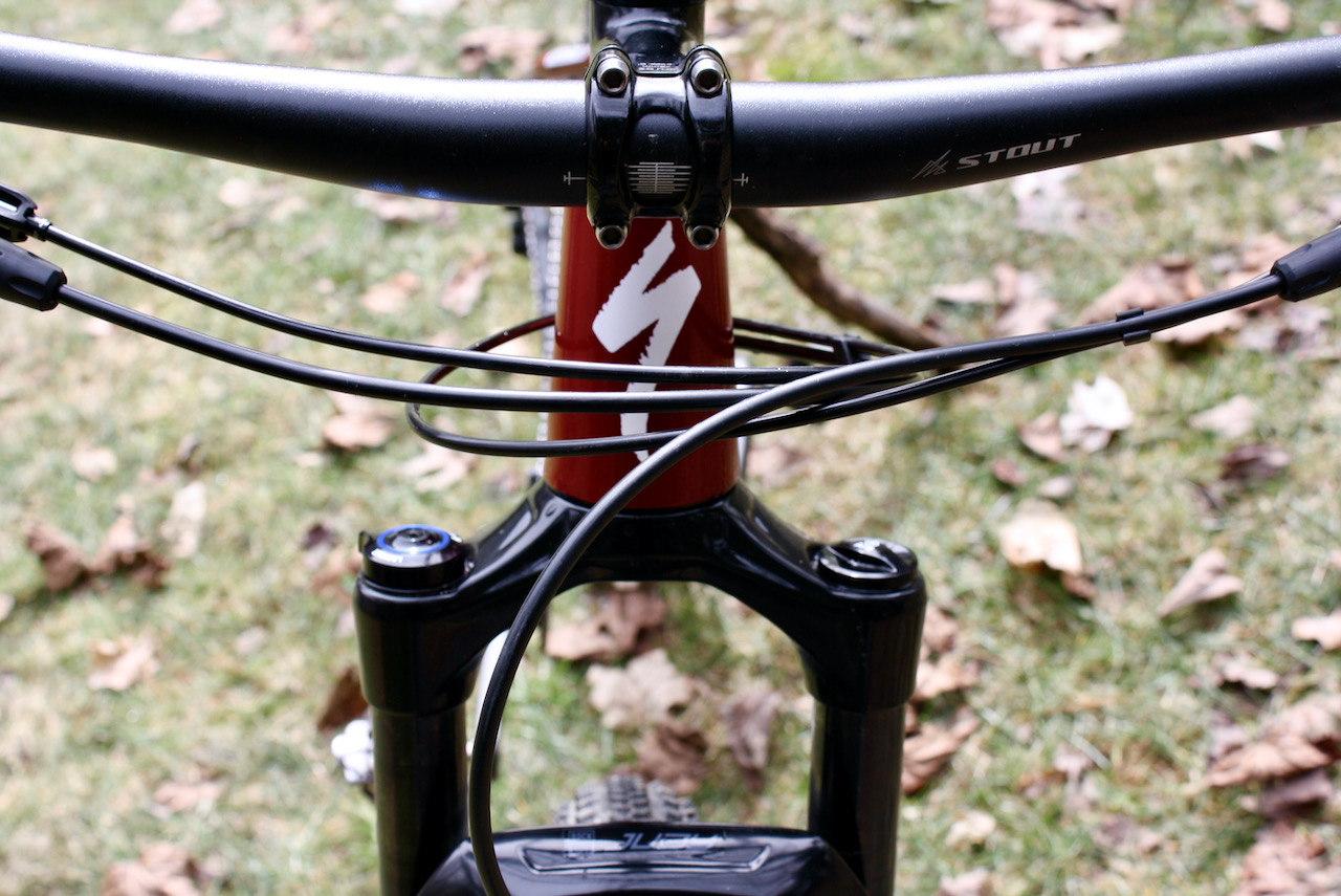 Specialized Chisel XC Bike Review Front headtube 