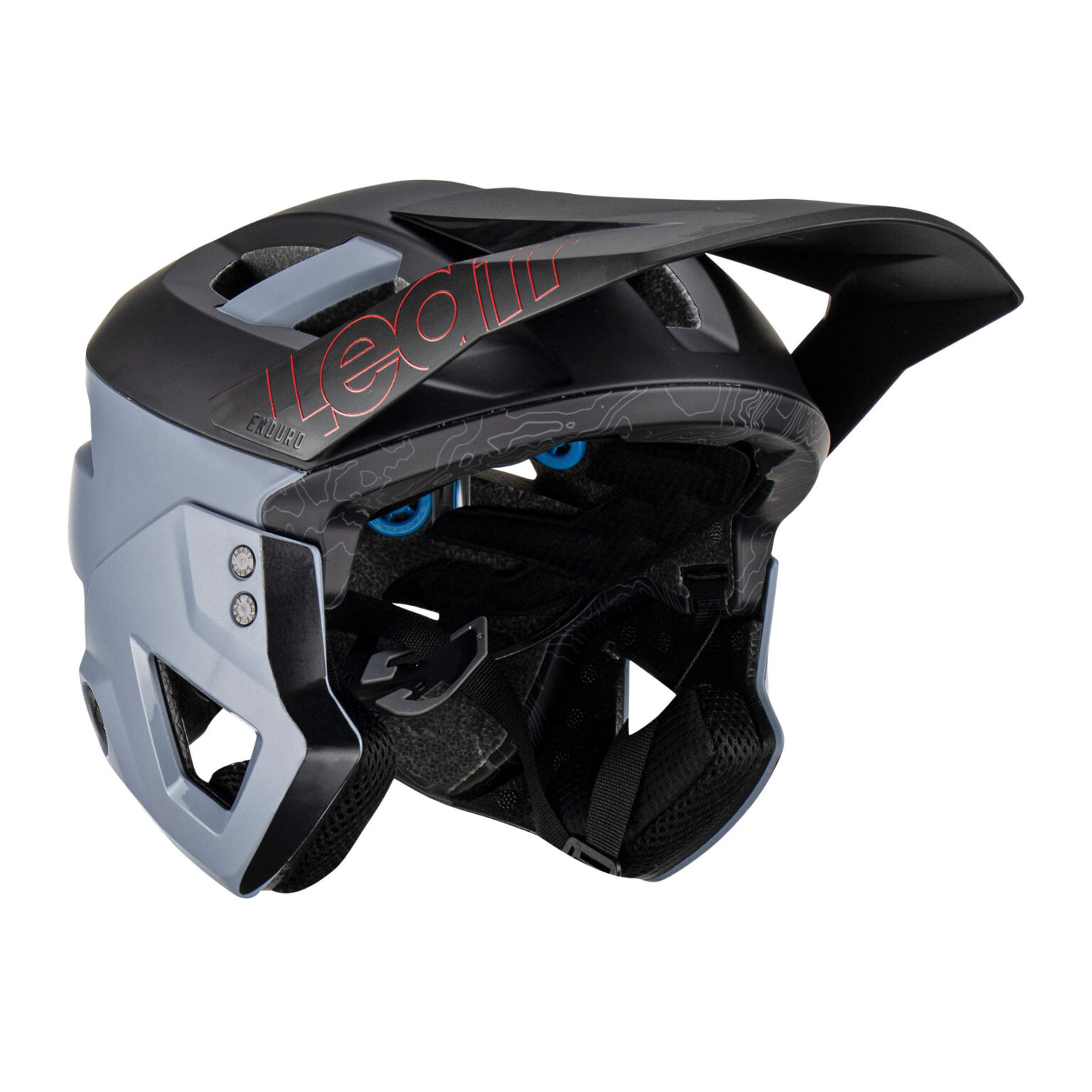 Leatt 3 0 Enduro Convertible Helmet Snaps On Protection Full Face 3 4