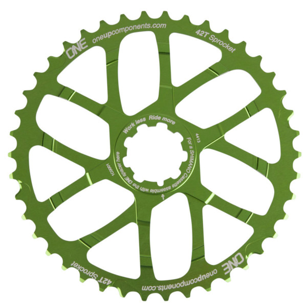 OneUp-Components-42T-Sprocket-green-front