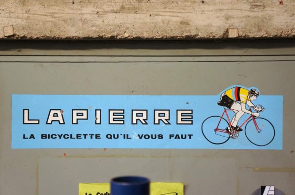 Lapierre Cycles headquarters tour - original logo decal