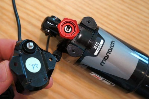 Lapierre Cycles headquarters tour - Rockshox Relay electronic suspension settings system