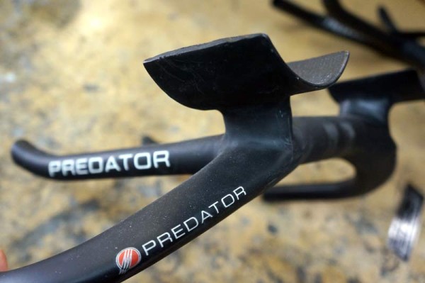 Predator Cycles factory tour - The Major one-piece carbon fiber aero handlebars