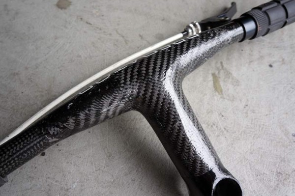 Predator Cycles factory tour - The Major one-piece carbon fiber handlebar and stem combo