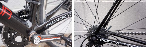 Predator Cycles factory tour - repaired carbon fiber road bikes
