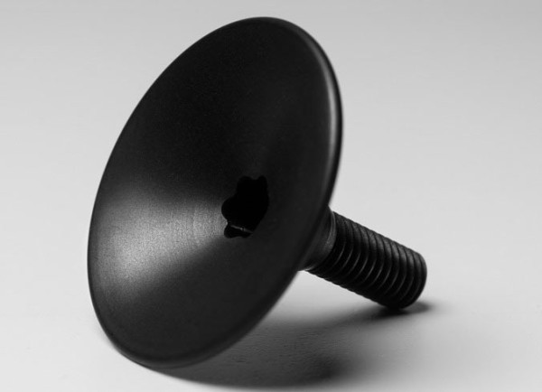 absolute black top cap for bicycle steerer tubes