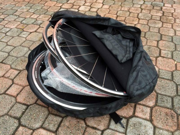 American Classic oversized bicycle wheel bag