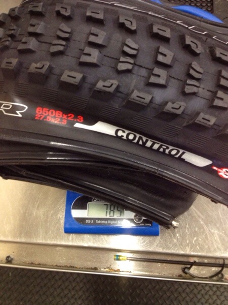 Ground Control 2.3 Specialized Tire Actual Scale Shot Weight