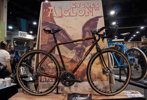 NAHBS2014 - HED gravel road bike and Ardennes Plus 650b road bicycle wheels