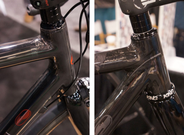 nabs 2014 - Crumpton Type 5 road bike with molded carbon tubes made in house