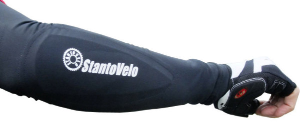 StantoVelo protective padded arm warmers for road cyclists