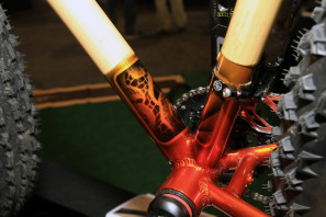 Boo bikes fat bike tiger custom paint bamboo rack tandem (8)