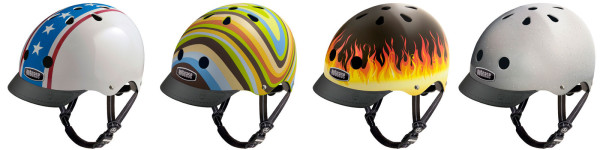 Nutcase_Gen3_hardshell_cycling_helmets_new_designs_Americana_Swirl_Flames_Sliver