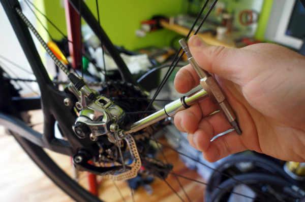 Fixit Sticks shop tool - steel bicycle multi-tool with t-handle and replaceable bits