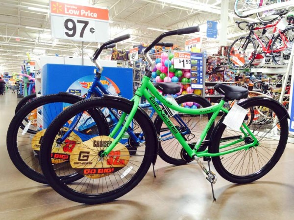 Walmart Genesis Ultra 32-inch-wheeled cruiser bicycle
