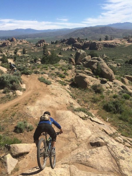 bikerumor pic of the day This is of a roller on the Rattlesnake trail at Hartman Rocks, Gunnison, CO.