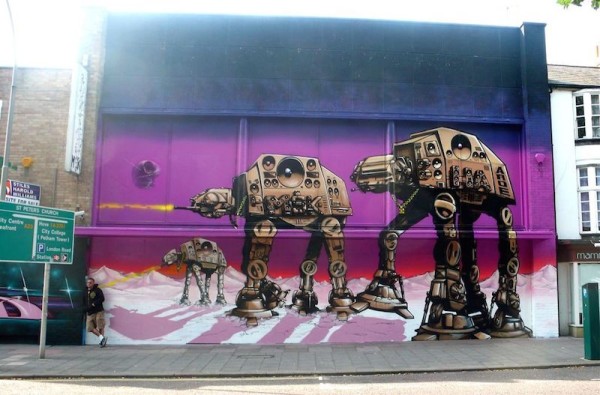 Aroe - Graffiti Art - Star Wars Mural