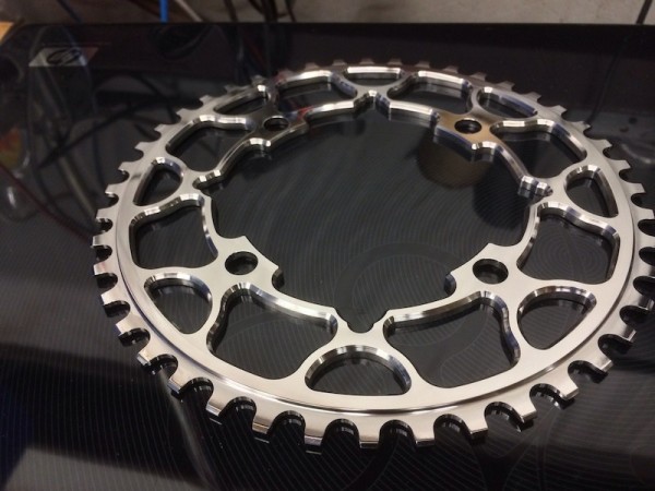 Titanium 44t Chainring  Made By Rogers For Olympic Silver Medalist Sam Willoughby