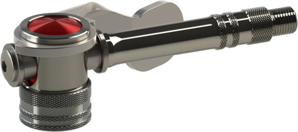 Silca HIRO locking presta valve chuck pump head