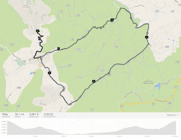 beech mountain north carolina road bike riding route