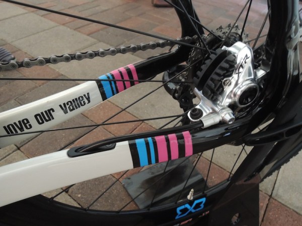LOV Bikes Six Custom Colors On Carbon rear disc