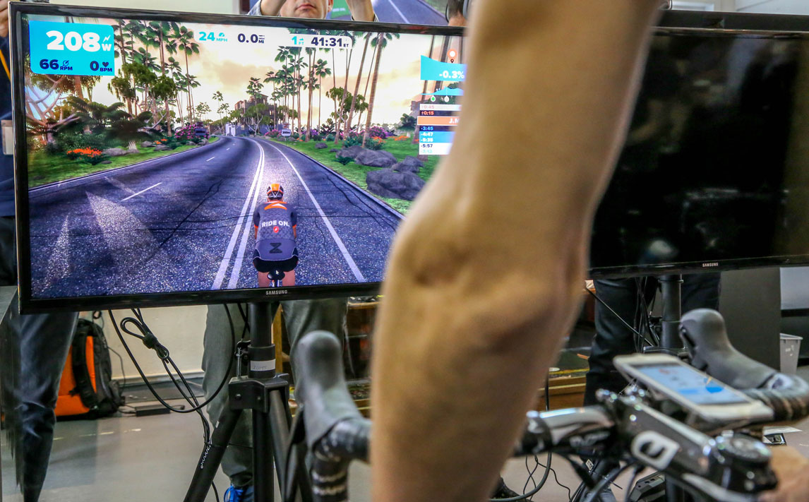 New Multiplayer Online Cycling Game Zwift Revolutionizes Indoor Training