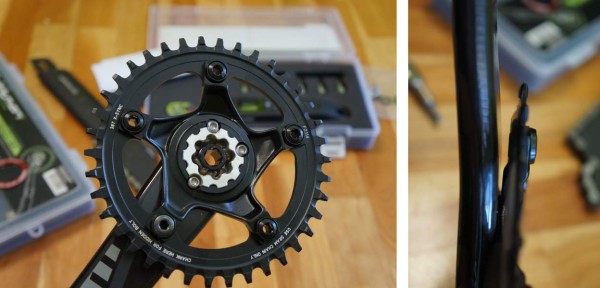 2015 SRAM CX1 1x11 cyclocross component group with hydraulic disc brakes install notes and actual weights