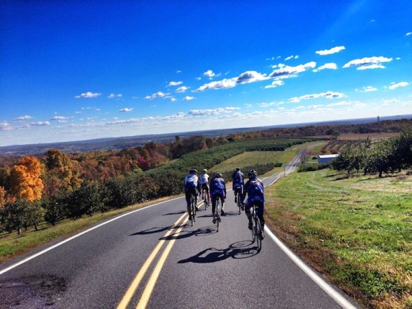 bikerumor pic of the day Orchard road high above Oley Valley, Pa. Photo by Kevin Kelly