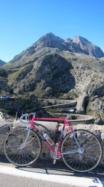 bikerumor pic of the day steel bike ride in Coll del Reis, Sa Colobra, Mallorca, Spain