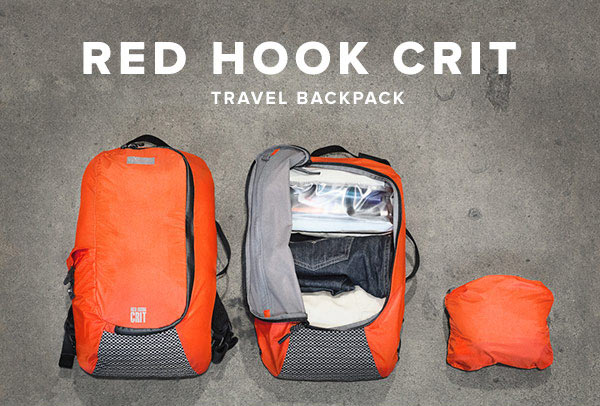 Timbuk2 x Red Hook Crit travel backpack