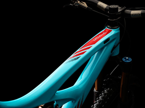 2015 Ibis HD enduro mountain bike top tube