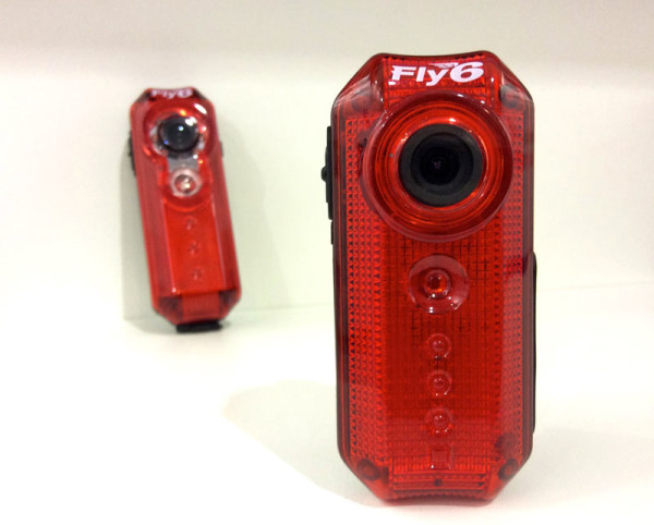 Fly6 bicycle tail light with blinky lights and HD video recording to capture accident footage
