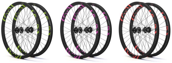 2015 Loaded Precision X40 wide hookless carbon fiber mountain bike wheels