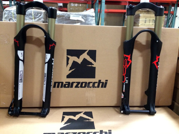 2015 Marzocchi XC 320 LCR 29er suspension forks get lighter and geometry optimized