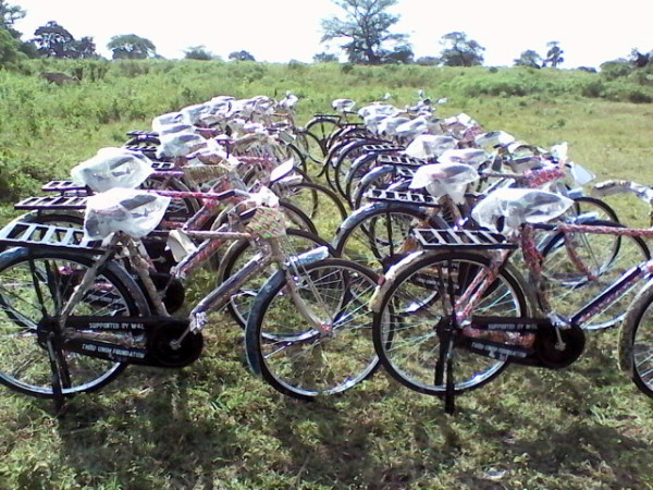 Bikes Donated by Wheels 4 Life