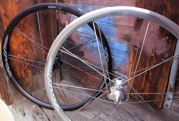 Rolf Prima Vigor FX limited edition polished silver or matte black track bike wheels
