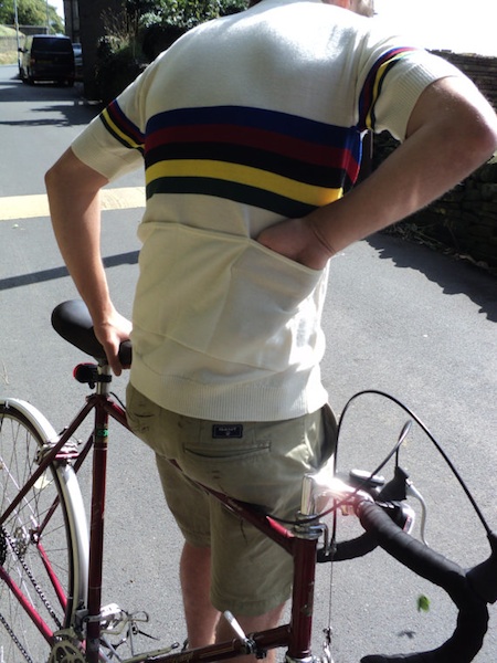 Spitfire Cycling Club Vintage Word Champ Jersey Merio Wool w 3 Rear Pockets
