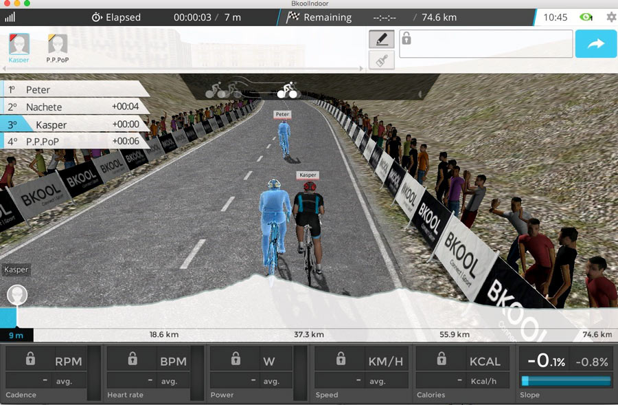 Bkool Adds Real-Time Location Based Wind Resistance, Free Guest Mode & The Ability To Use On Any Trainer