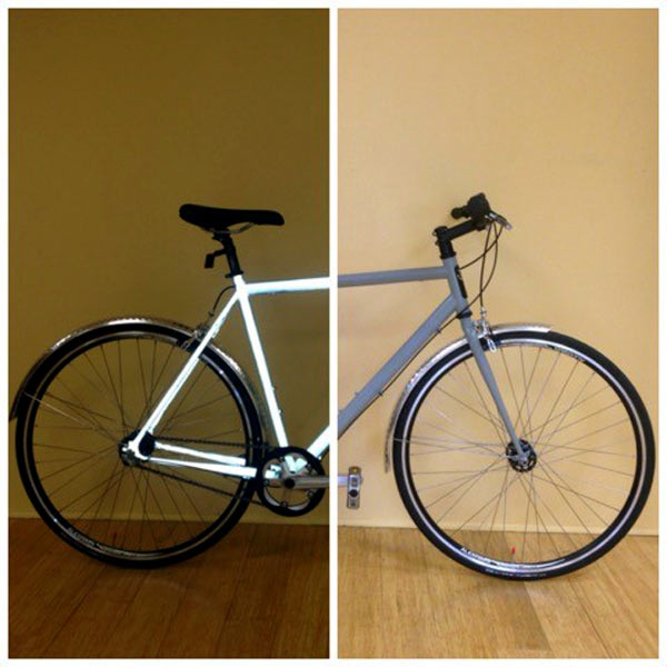 Powder coating online bike