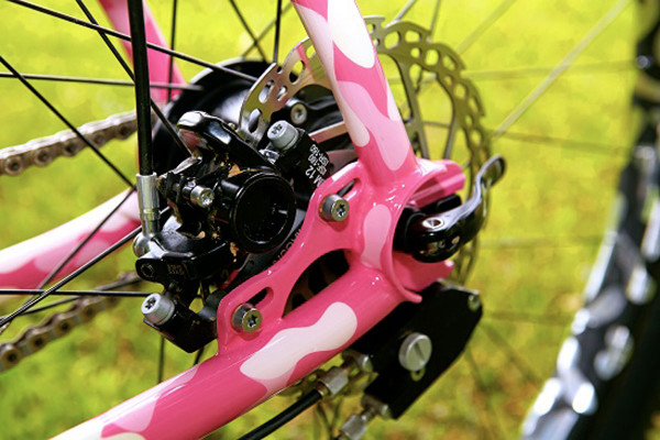 Groovy Cycleworks NAHBS 2015 Rohloff Pink Camouflage 29 plus DO