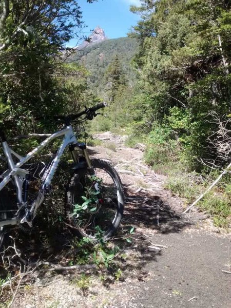 bikerumor pic of the day Puntiagudo Trail in Lake Rupanco Chile