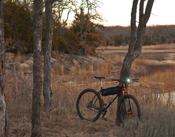 bikerumor pic of the day lake mcmurtry in stillwater, ok.