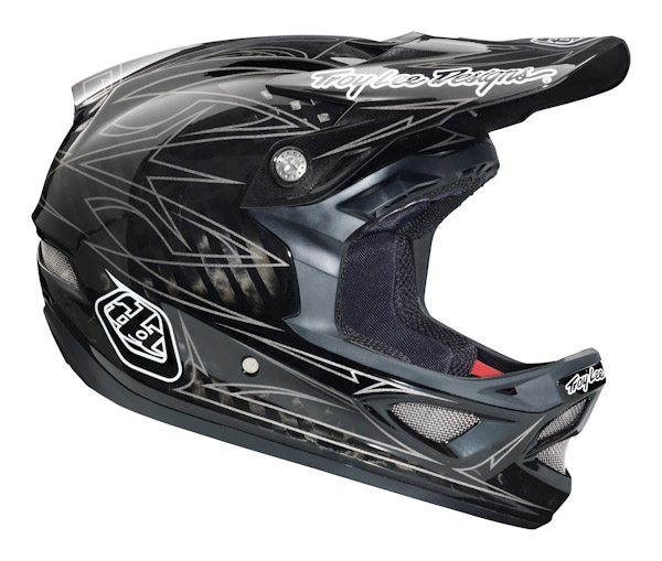 Troy Lee Designs 2015 D3 DH helmet, black pinstripe