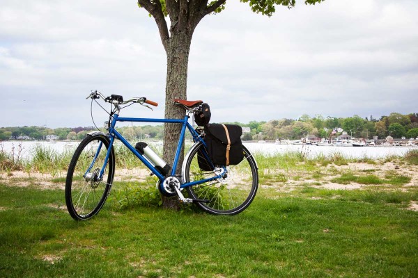 Ted Wojcik NAHBS 2015 e-bike blue