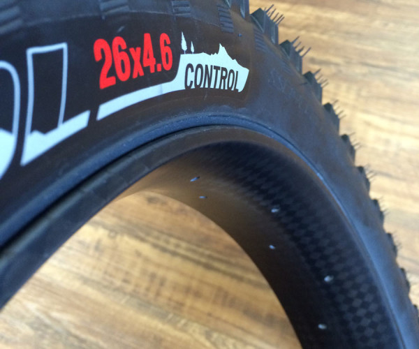 prototype Atomik Carbon fat bike rims with foam core