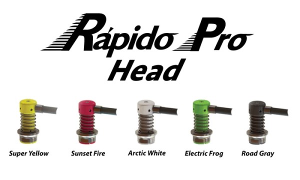 Rapido Pro Pump Head Colors