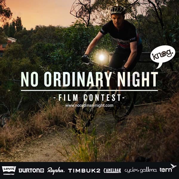 Knog's No Ordinary Night film contest ad