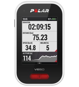 Polar V650 GPS cycling computer screen view 3