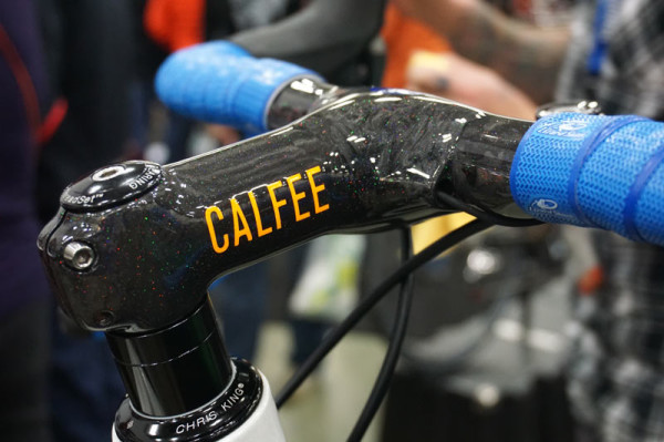 Calfee Cycles SuperClean di2 and EPS electronic wire integration into stem and steerer tube
