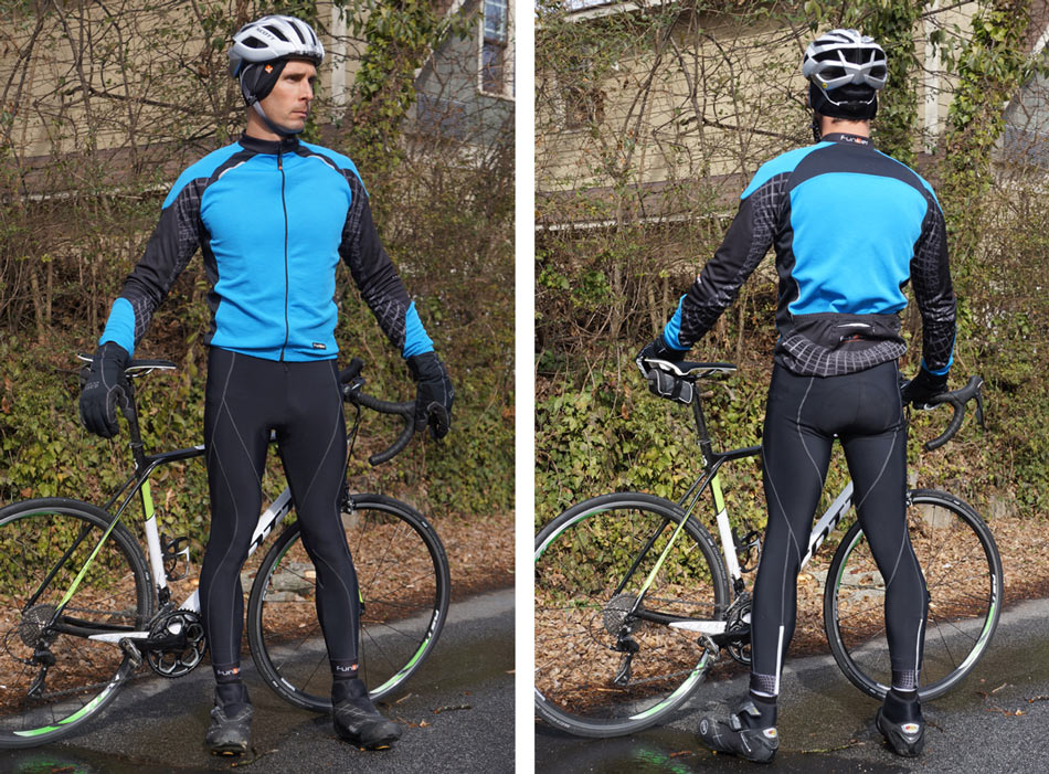 Review: Funkier winter microfleece bib tights, jersey get warmier and  cozier - Bikerumor